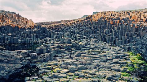 Wallpaper : landscape, rock, nature, park, cliff, river, valley, canyon, Ireland, Giant's ...