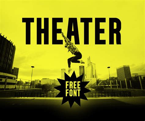 Theater font 8 | Free font, Poster fonts, Fonts