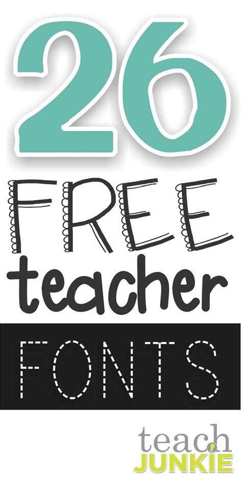 Best Free Cute Fonts For Teachers Greetings Activities Pdf