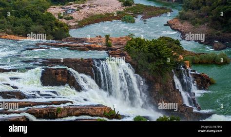 Hartebees Poort dam outside Pretoria, South Africa overflowing into the ...