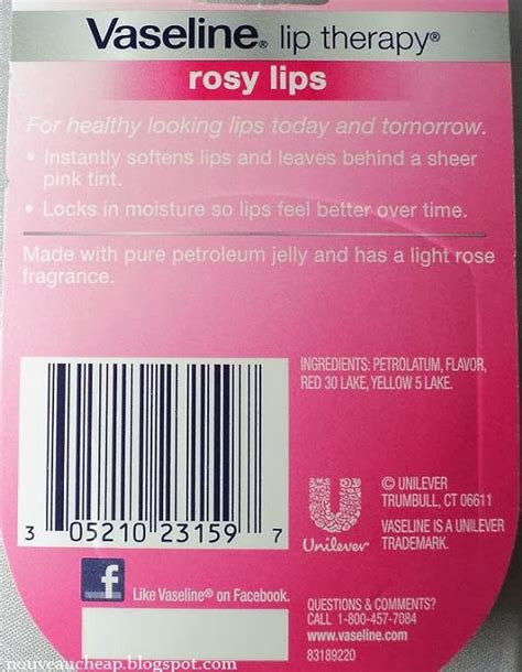 Review: Vaseline Rosy Lips Lip Therapy | Nouveau Cheap