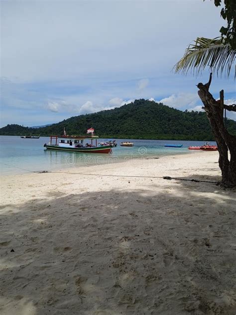 KELAGIAN ISLAND stock image. Image of lampung, beaches - 263222701