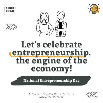 Printable Entrepreneurship Day Poster Templates