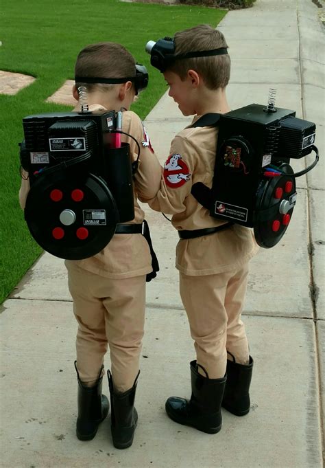 DIY Ghostbusters Costumes for Twins - Costume Yeti