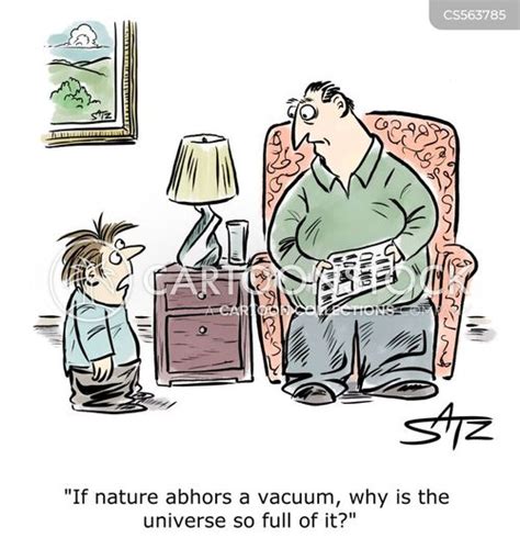 Nature Abhors A Vacuum Cartoons and Comics - funny pictures from CartoonStock