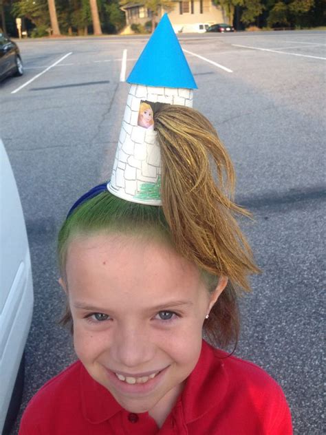 The Best Hairdos From "Crazy Hair Day" at Schools | Wacky hair, Crazy hair, Crazy hair days