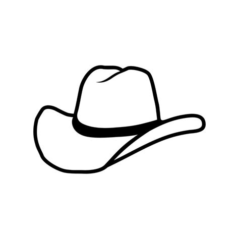 Cowboy icons. Western Style Cowboy Hat Icon Vector Design Illustration ...