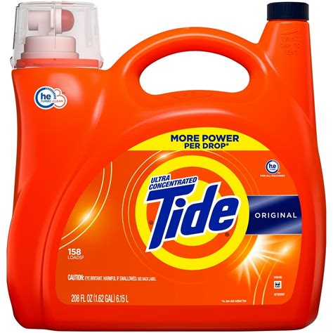 Tide Ultra Concentrated Liquid Laundry Detergent, Original, 208 fl. oz ...