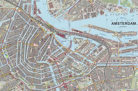 Amsterdam Canal Map