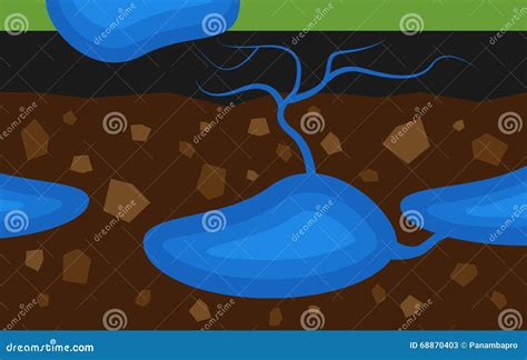 Underground Water Reservoir Isometric Building Info Graphic ...