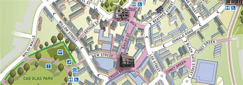 Oswestry Promotional Map - Lovell Johns Case Study