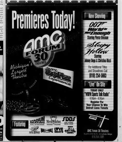 AMC Forum 30 in Sterling Heights, MI - Cinema Treasures