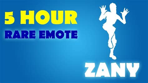 Zany Fortnite Rare Emote (5 HOURS) - YouTube