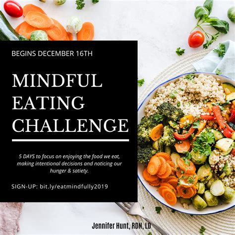 Mindful Eating Challenge - Jennifer Hunt Nutrition