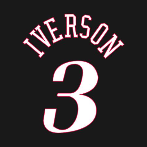 Allen Iverson Jersey - Allen Iverson - T-Shirt | TeePublic