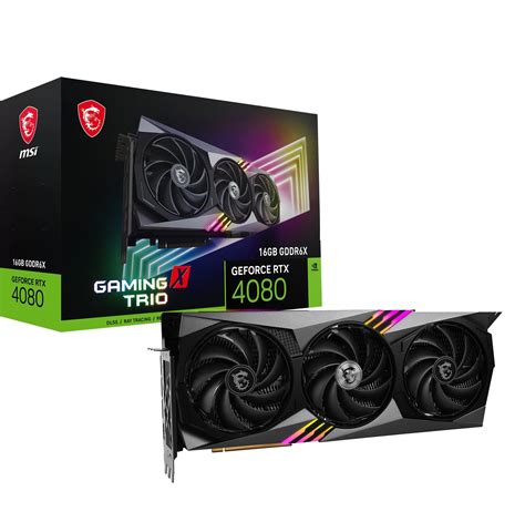 VGA MSI GeForce RTX 4080 16GB GAMING X TRIO