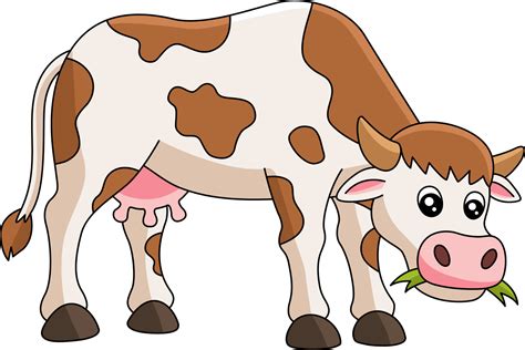 Cow Cartoon Colored Clipart Illustration 7528057 Vector Art at Vecteezy