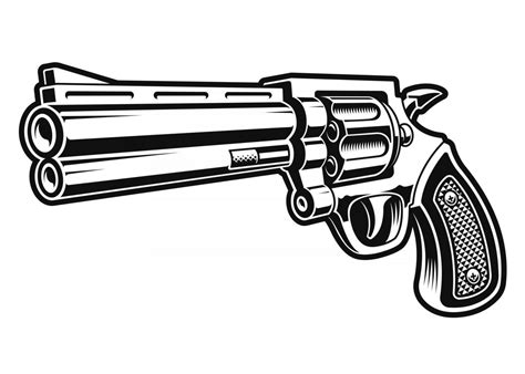 Clip Art Revolver Firearm Vector Graphics Pistol Taurus Revolvers Png ...