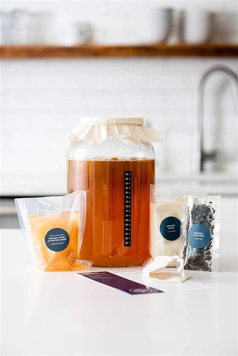 Kombucha Starter Kit - Includes Kombucha SCOBY & Strong Starter Liquid. Make Delicious Kombucha ...