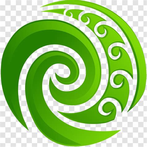 Koru Pounamu New Zealand Silver Fern Art - Symbol - Happenings Pattern Transparent PNG