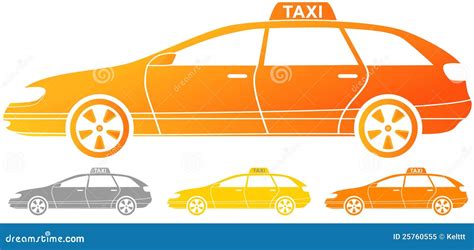 Isolated Taxi Cab Silhouette Stock Vector - Illustration of move ...