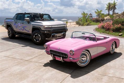 Barbie's Corvette, Ken's Hummer EV Now In Forza Horizon 5