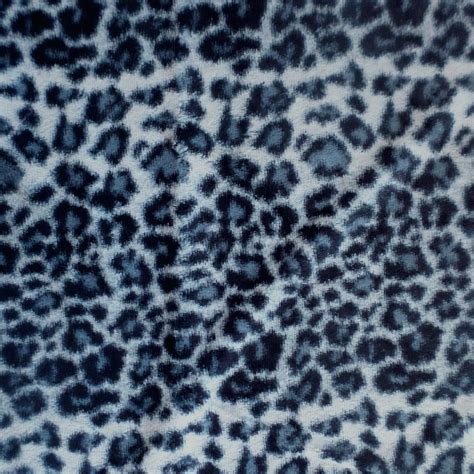 Snow Leopard Faux Fur Fabric Minky Animal Print by FabricsByPago