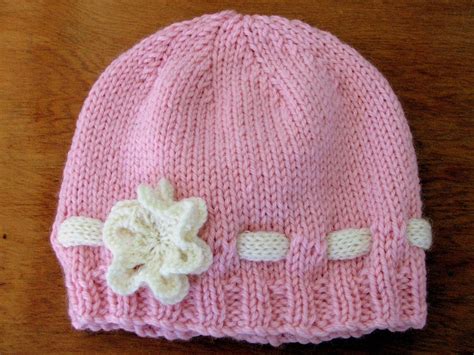 PDF Flower Hat Knitting Pattern - Etsy