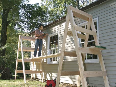 How To Build A Wood Scaffold - Encycloall