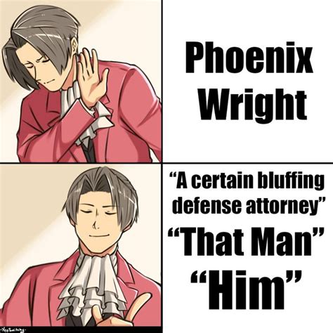 wrightworth hashtag on Twitter | Ace attorney memes, Phoenix wright ...