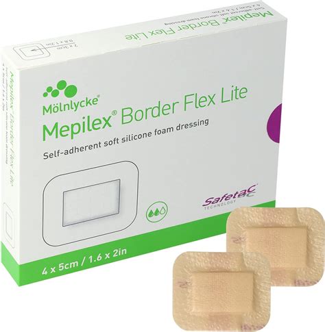 Mepilex Border Flex Lite - zelfklevend siliconen verband - Van Houdt ...