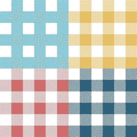 Coloured square patterns collection Vector | Free Download