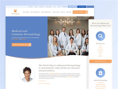 Advanced Dermatology Website Redesign Case Study | Orbit Media