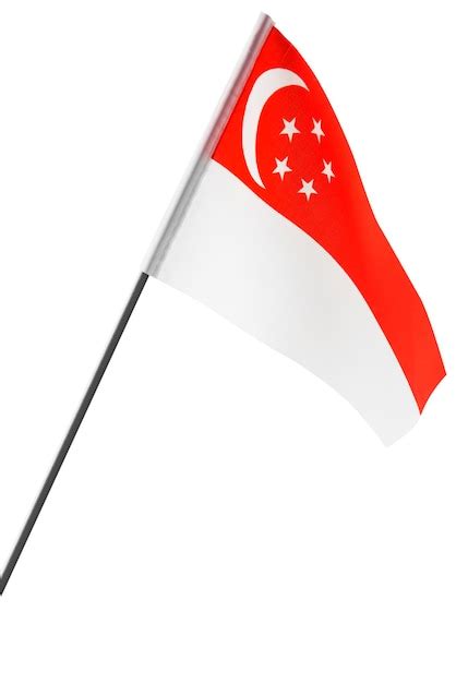 Premium Photo | Singapore national flag