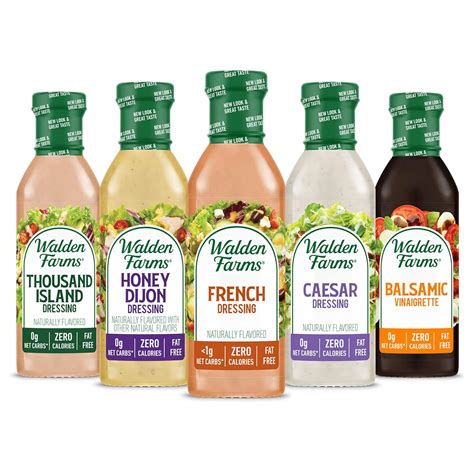 Amazon.com : Walden Farms Variety Pack Dressings, 12 oz Bottle, Fresh and Delicious Salad ...