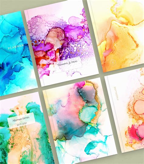 6 Watercolor Digital Notebook Covers for GoodNotes | Etsy | Digital ...