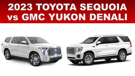 2023 TOYOTA SEQUOIA vs GMC YUKON - Engineer Compares Everything Between These Two Full-Sized ...