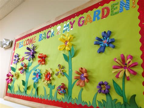 My Welcome Back 2 My Garden bulletin board! Garden Theme Classroom, Classroom Design, Classroom ...