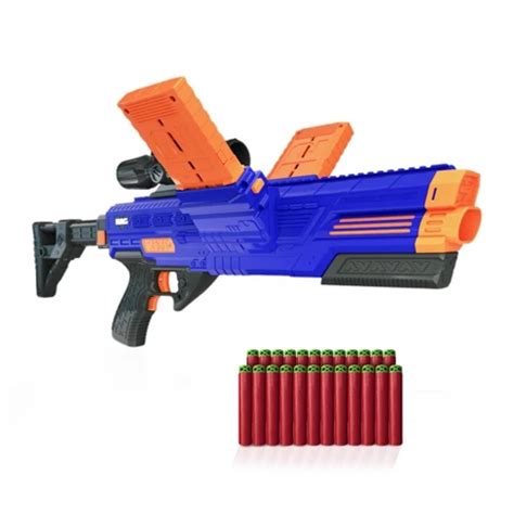 Dart Zone Motorized Vulcanator Double Magazine Dart Blaster : Target