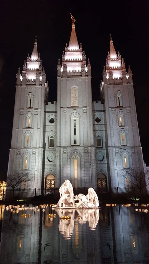 Mormon temple lights Salt Lake 2016 | Mormon temple, Cologne cathedral, Cathedral