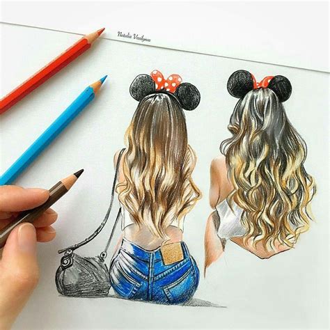 Best Friend Drawings Step By Step : Zeichnen Calcar Tegninger Coole ...