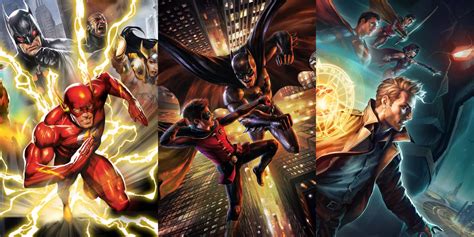 DC Animated Movie Universe Films in Order - Crumpe