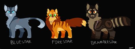 Thunderclan Leaders by Cosmic-rust on DeviantArt