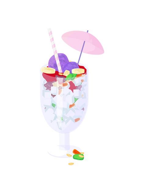 halo halo dessert, vector image 9954043 Vector Art at Vecteezy