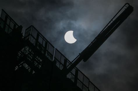 Hybrid solar eclipse 2023: Photos from partial eclipse in April