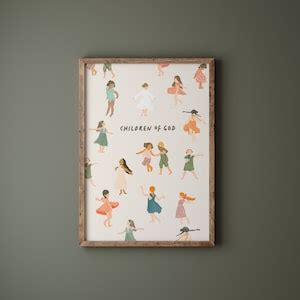 Child of God Children of God Christian Art Print Nursery Art Sunday ...