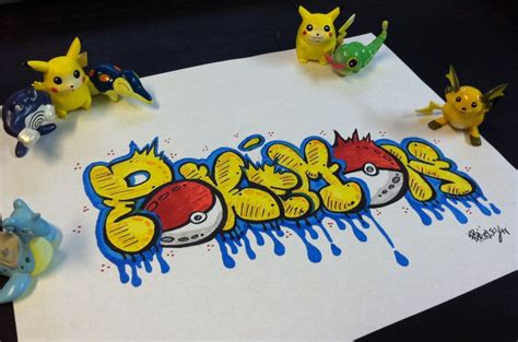 Pokemon Graffiti by Shinku15.deviantart.com on @deviantART | Graffiti ...