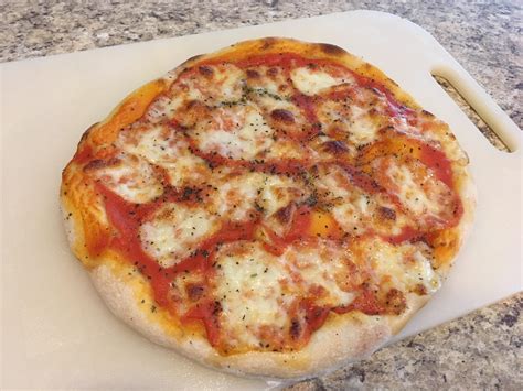 First homemade dough on a pizza stone! : r/Pizza