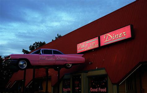 The Pink Cadillac Diner Photograph by Mary Capriole - Fine Art America