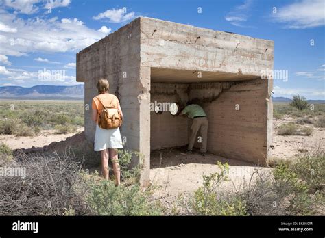 The Trinity Test Site, where the first atomic bomb was exploded on ...